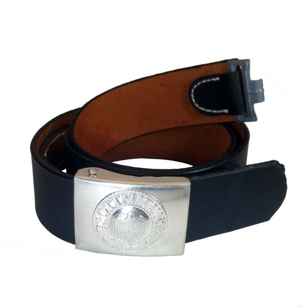 OFFIZIERS KOPPELRIEMEN SCHWARZ LÄNGE 130 CM WK2 PERFEKT REPRO WW2 OFFICER BELT
