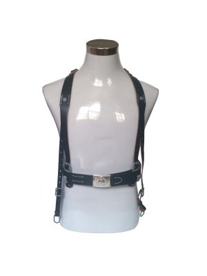 WW2 German Soldier Belt Y Suspenders